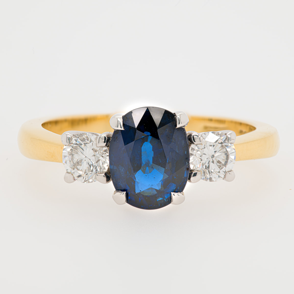 Exclusive Blue Sapphire and Diamond Ring - Size Small – Carrie Elizabeth